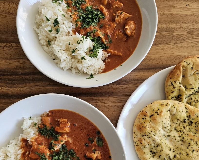 Chicken butter curry uit de slowcooker